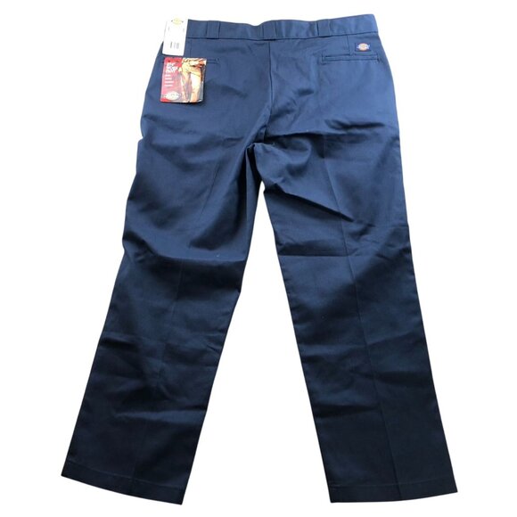 Dickies Men's 874 Work Pants Size 42x31 Classic Straight Relaxed Casual Navy - Picture 2 of 16